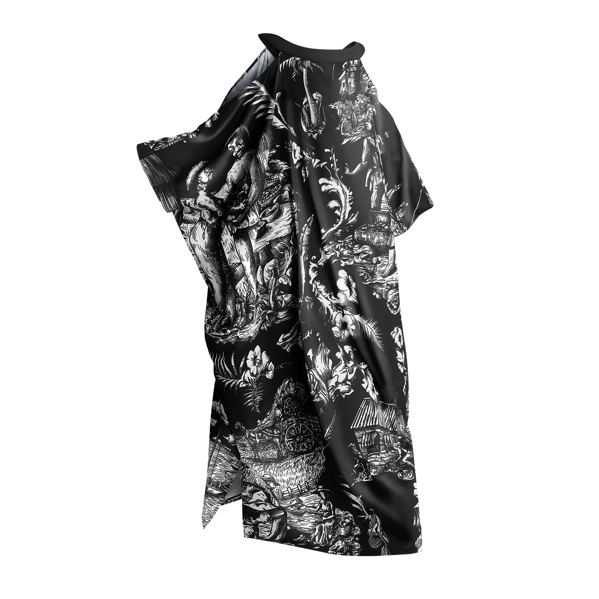 50TH INDEPENDENCE KAFTAN-BLACK