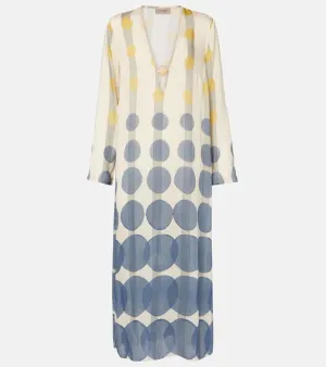Adriana Degreas Polka-dot beach cover-up