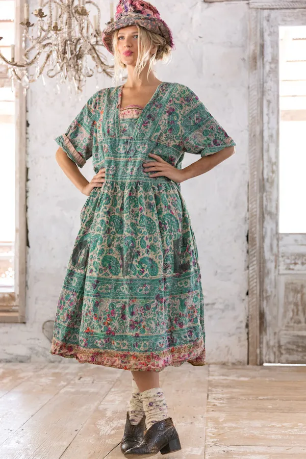 BLOCKPRINT TAIGI DRESS - DRESS 1111