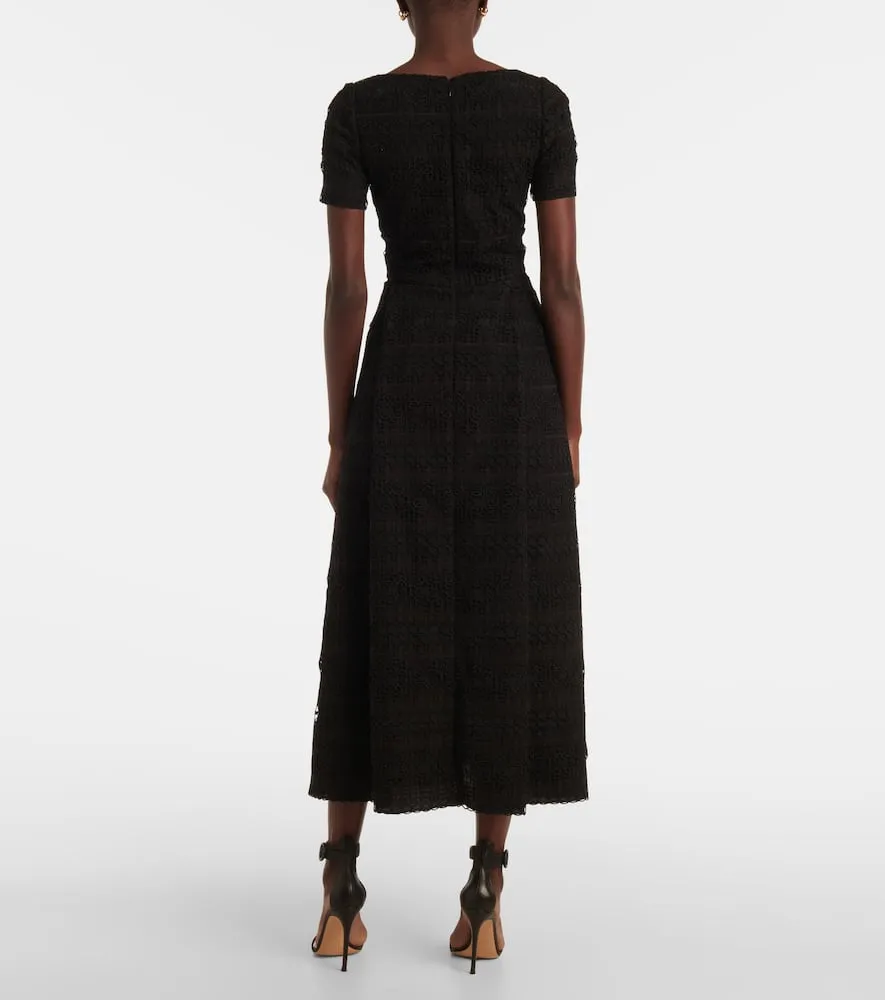 Elie Saab Macram√É¬© midi dress