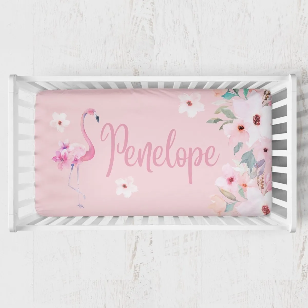 Flamingo Floral Nursery Collection