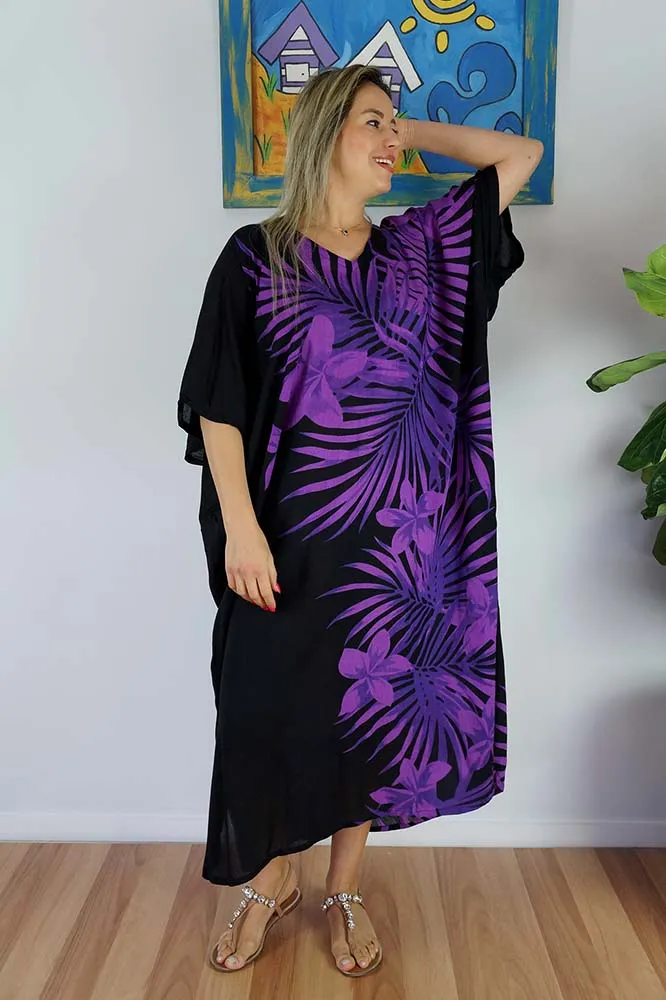Long Kaftan Palm Frond