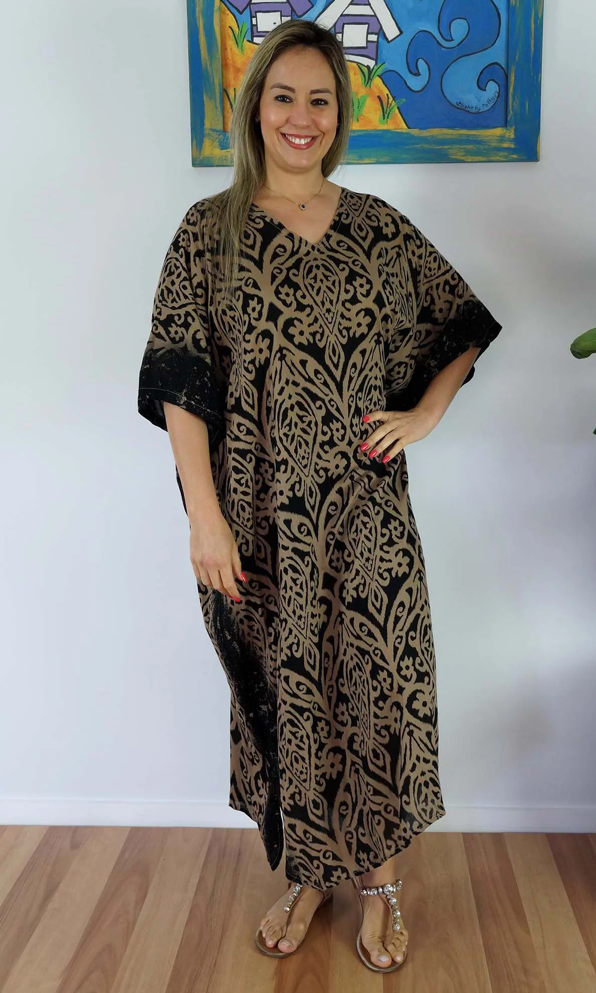Rayon Kaftan Long Pendant, More Colours