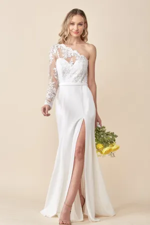White Mermaid Long Dress